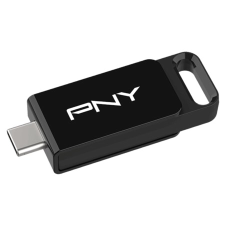 PNY Elite unidad flash USB 64 GB USB Tipo C 3.2 Gen 1 (3.1 Gen 1) Negro
