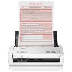 Brother ADS-1200 escaner Escáner con alimentador automático de documentos (ADF) 600 x 600 DPI A4 Negro, Blanco