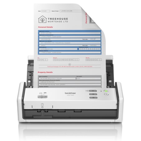 Brother ADS-1300 Escáner con alimentador automático de documentos (ADF) 1200 x 1200 DPI A4 Blanco