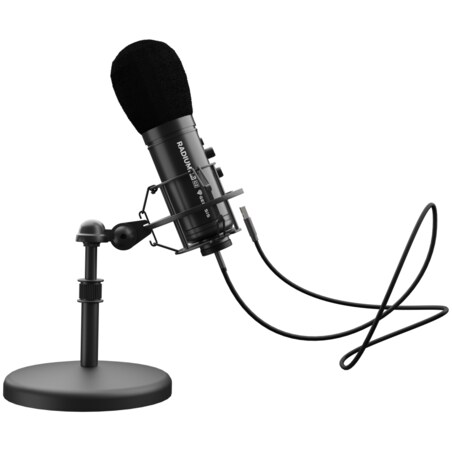 GENESIS Radium 600 G2 Negro Micrófono de superficie para mesa