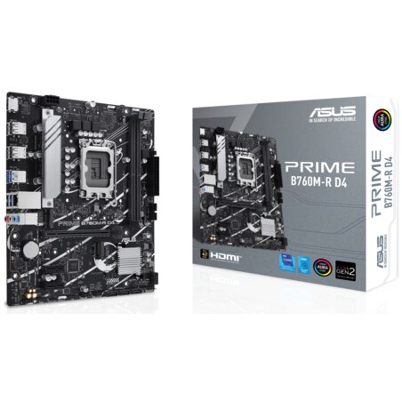ASUS PRIME B760M-R D4 Intel B760 LGA 1700 micro ATX