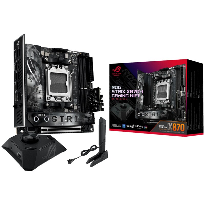 ASUS ROG STRIX X870-I GAMING WIFI AMD X870 Zócalo AM5 mini ITX