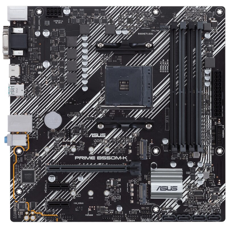 ASUS PRIME B550M-K AMD B550 Zócalo AM4 micro ATX