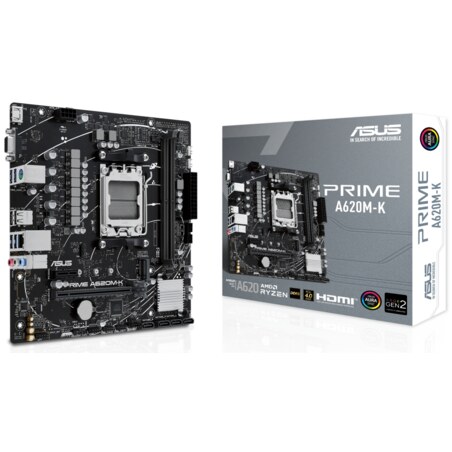 ASUS PRIME A620M-K AMD A620 Zócalo AM5 micro ATX