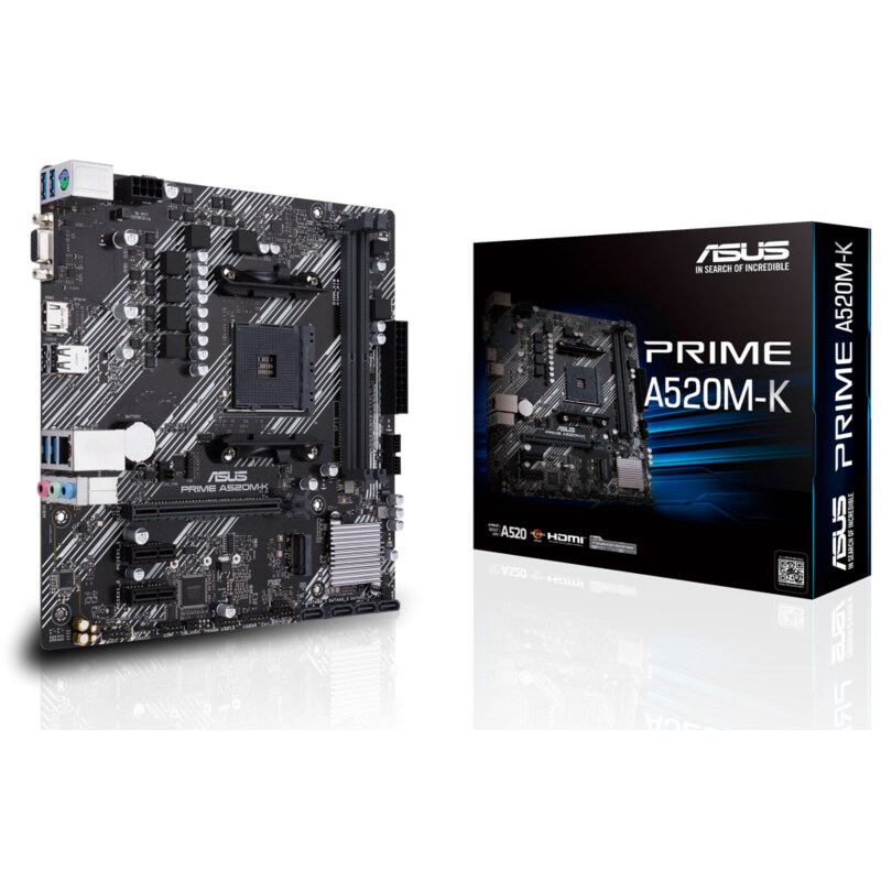 ASUS PRIME A520M-K AMD A520 Zócalo AM4 micro ATX