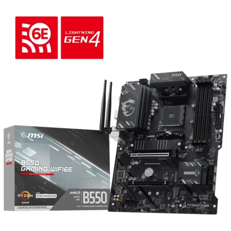 MSI B550 GAMING WIFI6E placa base AMD B550 Zócalo AM4