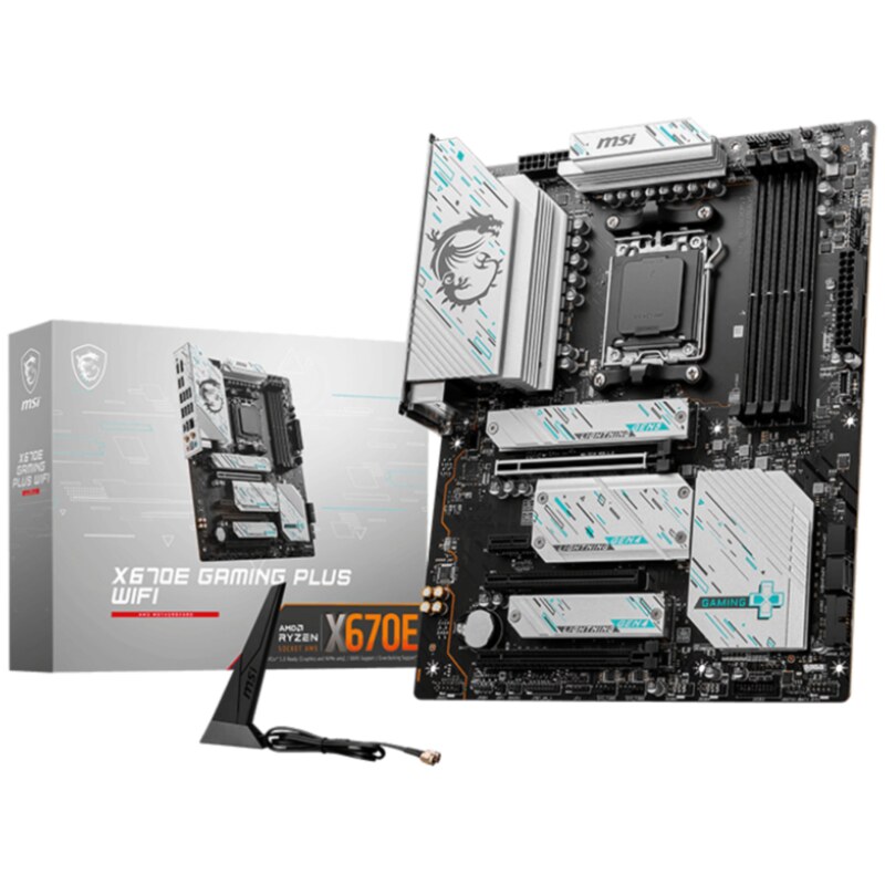 MSI X670E GAMING PLUS WIFI placa base AMD X670 Zócalo AM5 ATX