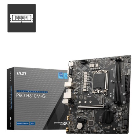 MSI PRO H610M-G placa base Intel H610 LGA 1700 micro ATX