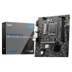 MSI PRO H610M-G WIFI DDR4 placa base Intel H610 LGA 1700 micro ATX
