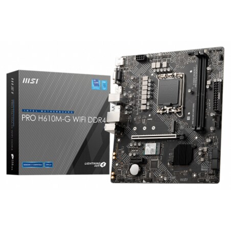 MSI PRO H610M-G WIFI DDR4 placa base Intel H610 LGA 1700 micro ATX