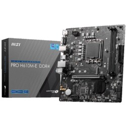 MSI PRO H610M-E DDR4 placa base Intel H610 LGA 1700 micro ATX