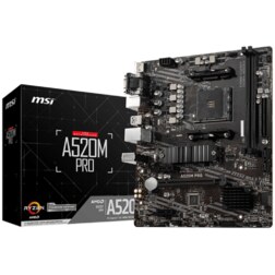 MSI A520M PRO placa base AMD A520 Zócalo AM4 micro ATX