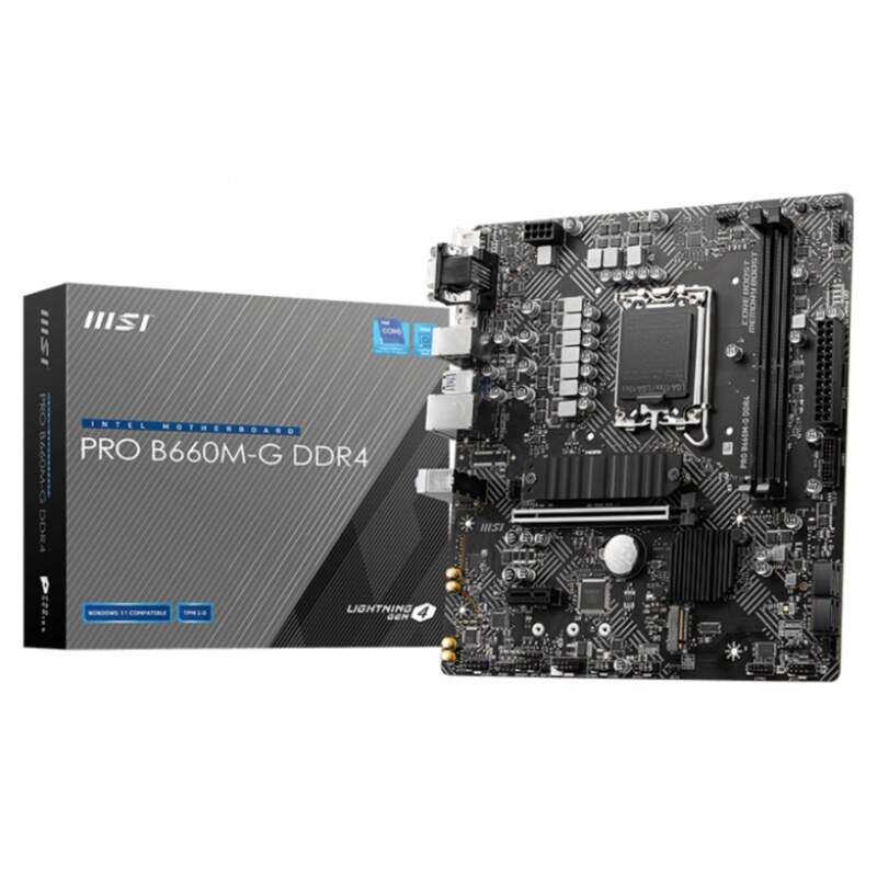 MSI PRO B660M-G DDR4 Intel B660 LGA 1700 micro ATX