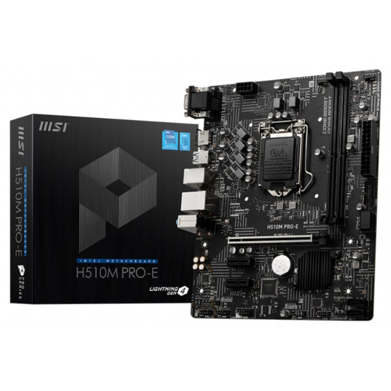 MSI H510M PRO-E placa base Intel H510 LGA 1200 (Socket H5) micro ATX