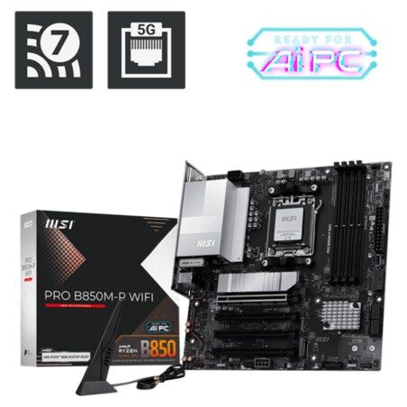 MSI 911-7E71-001 placa base AMD B850 Zócalo AM5 micro ATX