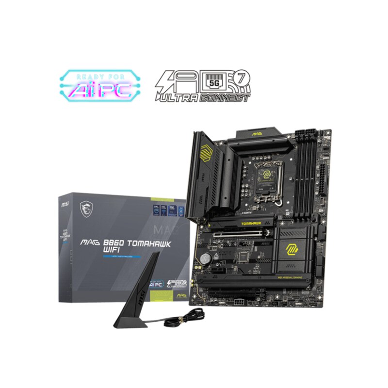 MSI MAG B860 TOMAHAWK WIFI placa base Intel B860 LGA 1851 (Socket V1) ATX