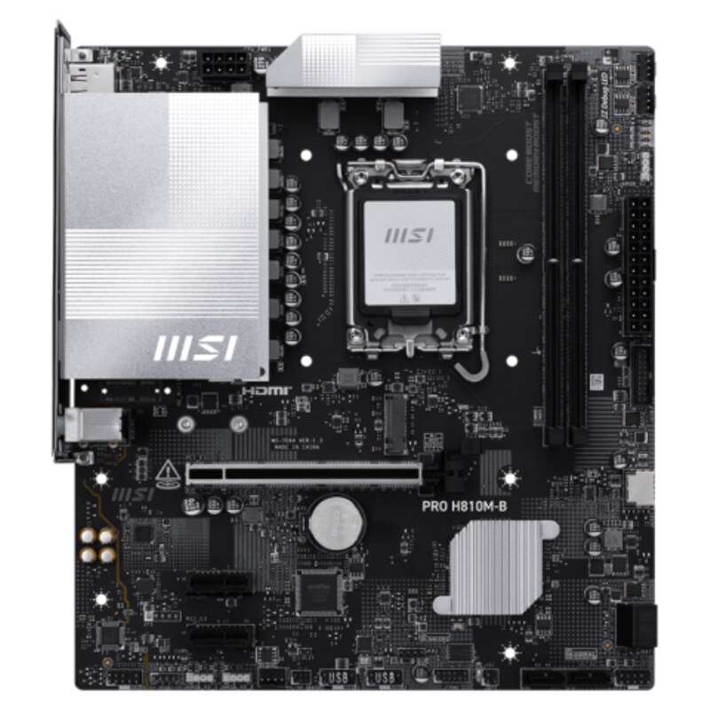 MSI PRO H810M-B placa base Intel H810 LGA 1851 (Socket V1) micro ATX