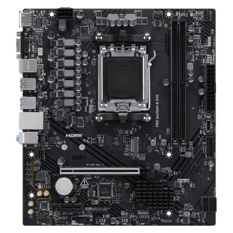 MSI PRO A620AM-B EVO AMD A620A Zócalo AM5 ATX