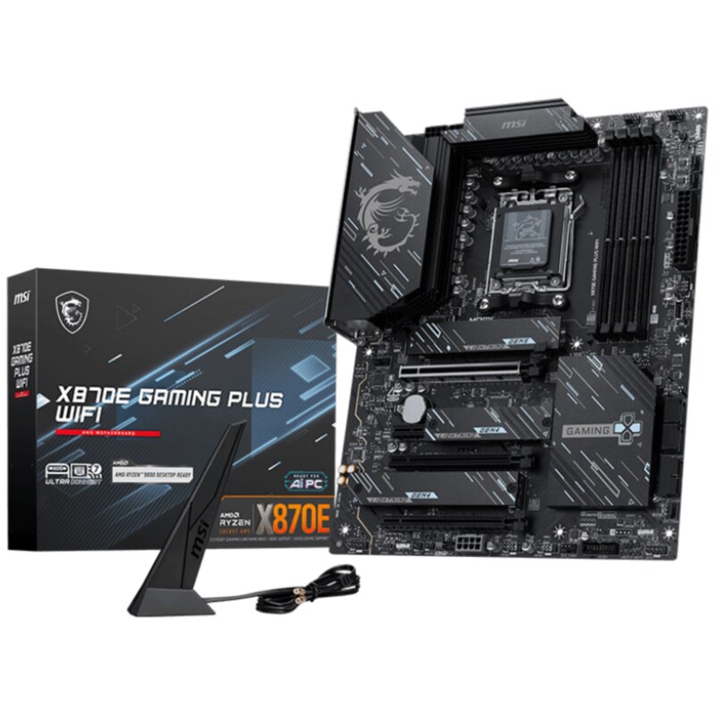 MSI X870E GAMING PLUS WIFI placa base AMD X870E Zócalo AM5 ATX
