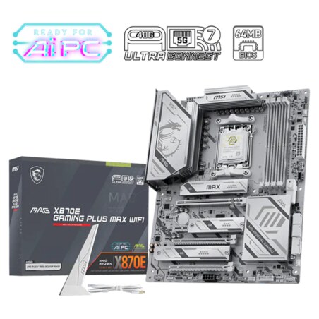 MSI MAG X870E GAMING PLUS MAX WIFI placa base AMD X870E Zócalo AM5 ATX