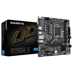 GIGABYTE B760M E Placa base - Compatible con procesadores Intel Core 14ª generación, VRM de 6+1+1 fases, hasta 7200 MHz DDR5 (OC