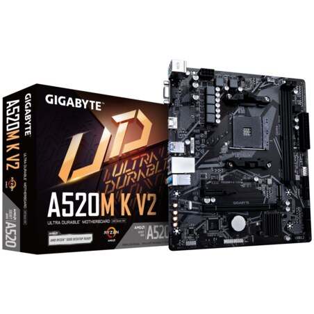 GIGABYTE Placa base A520M K V2