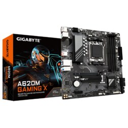 GIGABYTE A620M GAMING X Placa base - Soporta CPUs AMD Ryzen 8000, VRM digital de 8+2+1 fases, hasta 8000MHz DDR5 (OC), 1xPCIe 4.