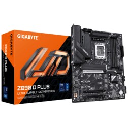 GIGABYTE Z890 D PLUS Placa Base – Compatible con procesadores Intel Core Ultra (Serie 2), VRM de 12+1+2 fases, hasta 9466 MHz DD