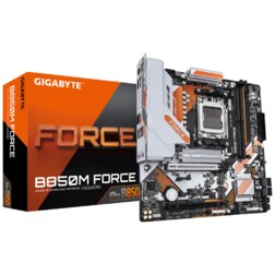 GIGABYTE B850M FORCE Placa Base – Compatible con procesadores AMD Ryzen serie 9000, VRM digital de 8+2+2 fases, hasta 9600 MHz D