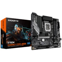 GIGABYTE B760M GAMING X DDR4 GEN5 Placa Base – Compatible con procesadores Intel Core 14ª generación, VRM de 8+1+1 fases, hasta 
