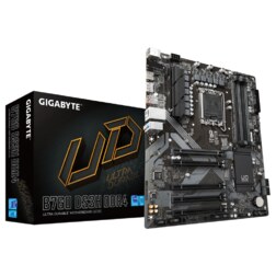 GIGABYTE B760 DS3H DDR4 Placa base - Soporta CPUs Intel Core de 14ª generación, VRM digital de 18+2+1 fases, hasta 5333MHz DDR4 