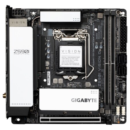 GIGABYTE Z590I VISION D placa base Intel Z590 LGA 1200 (Socket H5) mini ITX
