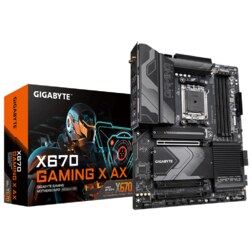 GIGABYTE X670 GAMING X AX Placa base - Compatible con AMD Ryzen 9000 Series CPUs, 16+2+2 Phases Digital VRM, up to 8000MHz DDR5 