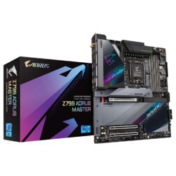 GIGABYTE Z790 AORUS MASTER Placa base - Soporta CPUs Intel Core de 13ª generación, VRM digital de 20+1+2 fases, hasta 8000MHz DD