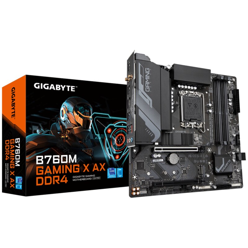 GIGABYTE B760M GAMING X AX DDR4 placa base Intel B760 Express LGA 1700 micro ATX