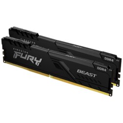 Kingston Technology FURY Beast 16GB 3200MT/s DDR4 CL16 DIMM (Kit de 2) Black