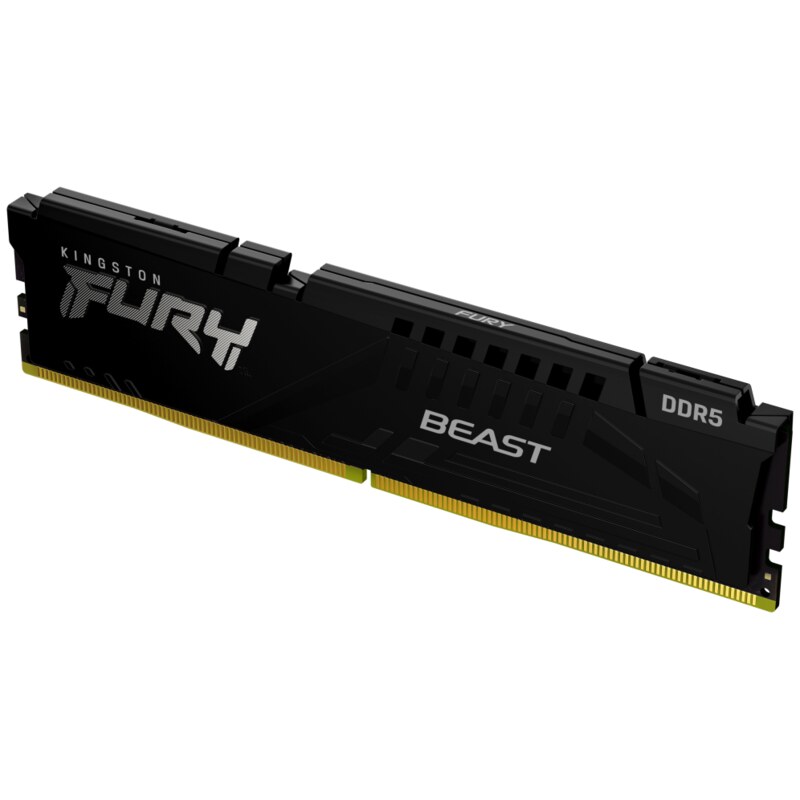 Kingston Technology FURY Beast 16GB 5200MT/s DDR5 CL40 DIMM Black