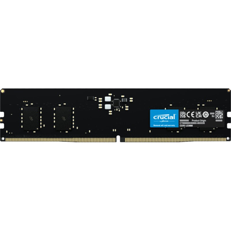 Crucial CT8G56C46U5 módulo de memoria 8 GB 1 x 8 GB DDR5 288-pin DIMM ECC