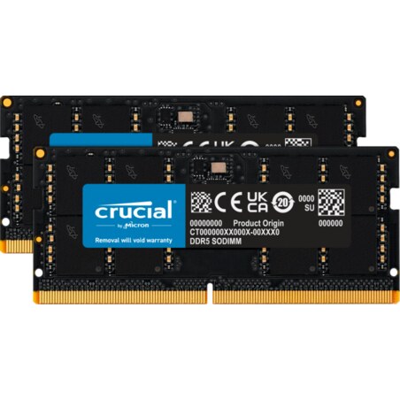 Crucial CT2K32G56C46S5 módulo de memoria 64 GB 2 x 32 GB DDR5 262-pin SO-DIMM
