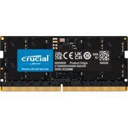 Crucial CT16G56C46S5 módulo de memoria 16 GB 1 x 16 GB DDR5 262-pin SO-DIMM ECC