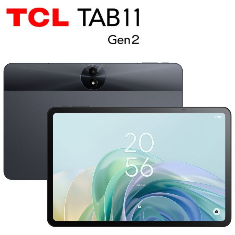 TCL TAB 11 Gen 2 Mediatek 256 GB 27,9 cm (11") 6 GB Wi-Fi 5 (802.11ac) Android 14 Gris