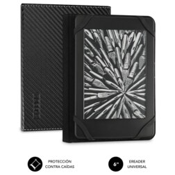 SUBBLIM Funda Libro Electrónico Clever Ebook Case 6" Black