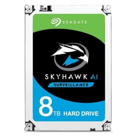 Seagate SkyHawk AI disco duro interno 8 TB 7200 RPM 256 MB 3.5" Serial ATA III