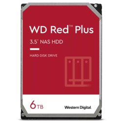 Western Digital Red Plus disco duro interno 6 TB 5400 RPM 256 MB 3.5" Serial ATA III
