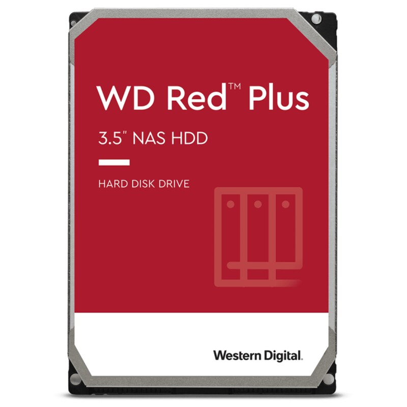 Western Digital WD Red Plus disco duro interno 4 TB 5400 RPM 3.5" Serial ATA III