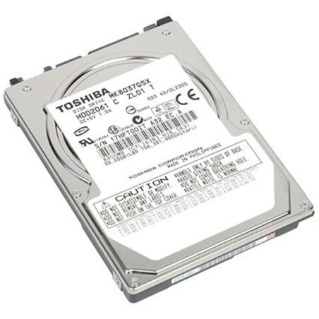 Toshiba 80GB Serial ATA disco duro interno 5400 RPM 8 MB 2.5" SATA