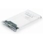 Gembird EE2-U3S9-6 caja para disco duro externo Caja de disco duro (HDD) Transparente 2.5"