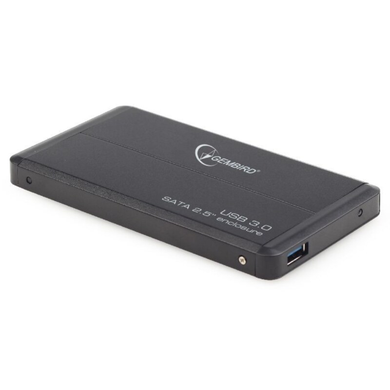 Gembird EE2-U3S-2 caja para disco duro externo Caja de disco duro (HDD) Negro 2.5"