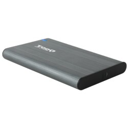 TooQ Caja Externa para Discos de 2,5” HDD/SSD, Gris