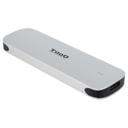 TooQ Caja Externa para SSD M.2 NGFF, Plata